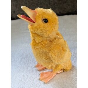 FurReal Friends Yellow Duck Duckling Newborn Baby Bird 2008 Hasbro Plush WORKS!